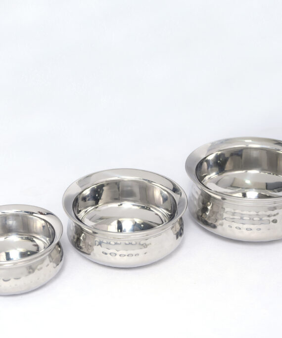 Steel Biryani Handi (All 3 Sizes)