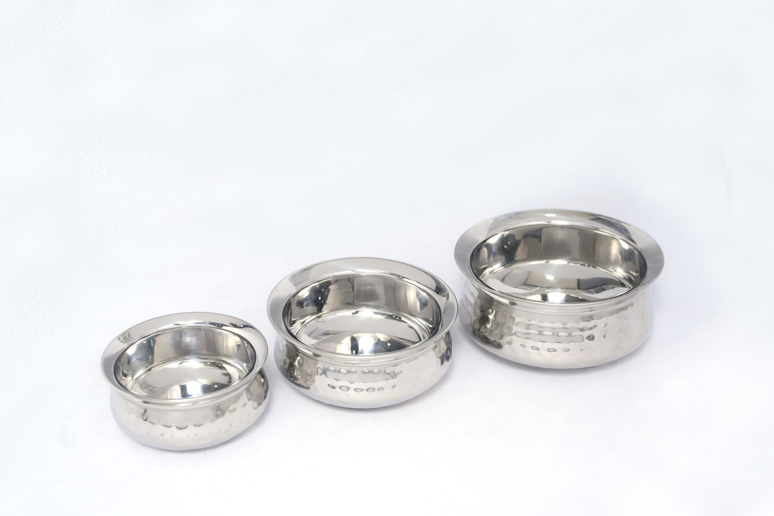 Steel Biryani Handi (All 3 Sizes)