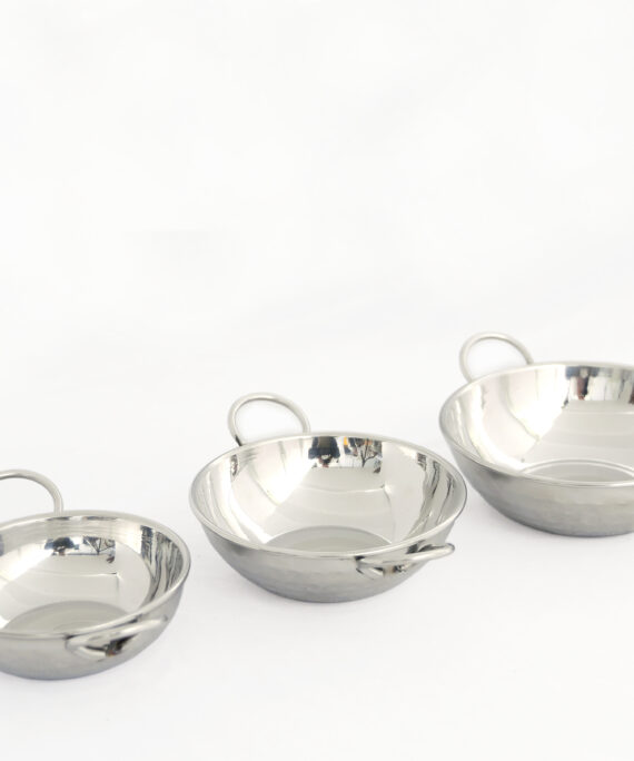 Steel Kadhayi (3 Sizes)